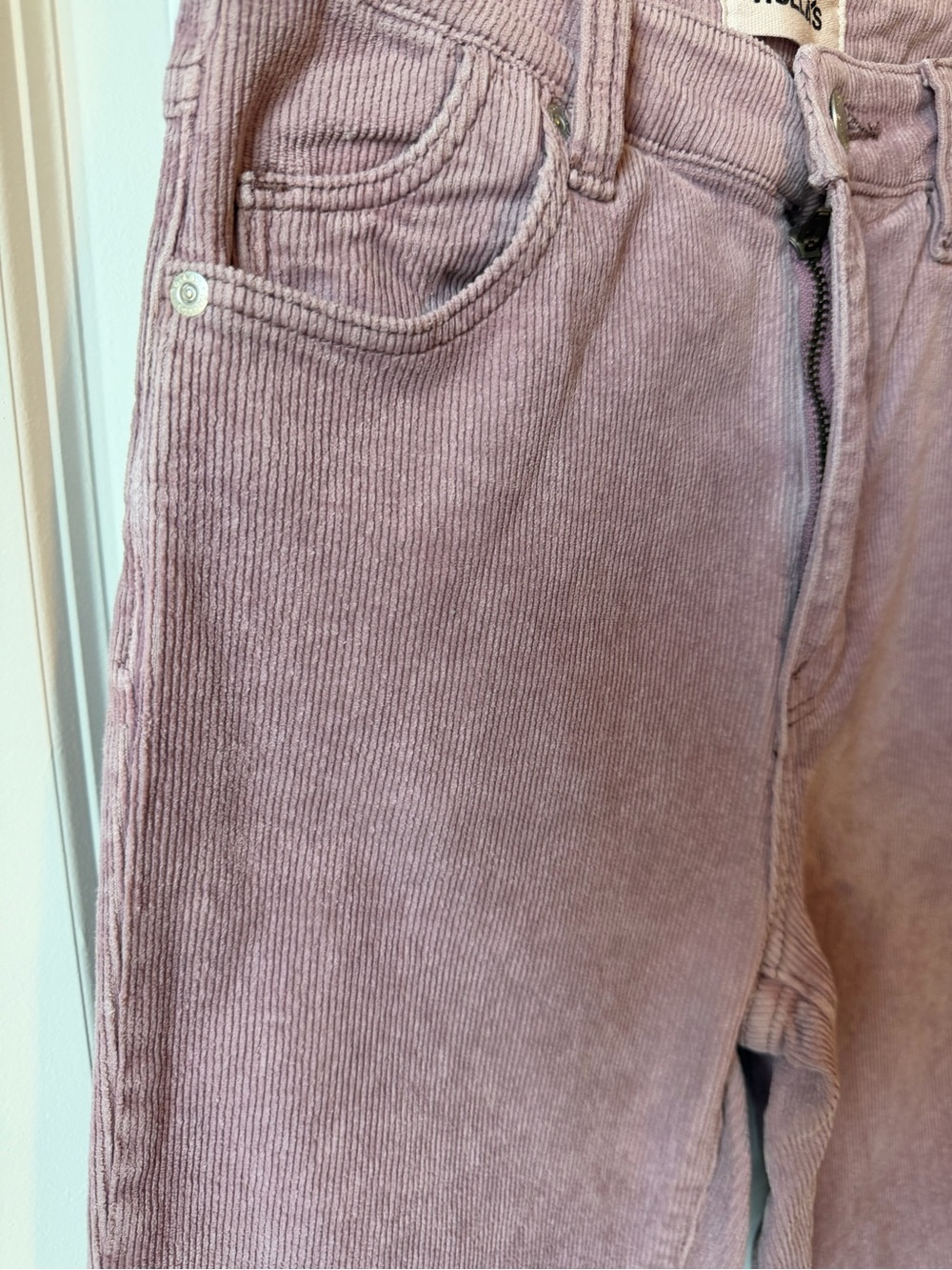 ⚡️ROLLA'S East Coast Flare Mauve Corduroy High-Rise Pants - Picture 6 of 8